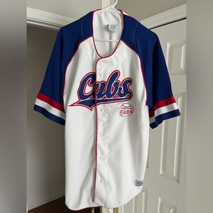 Chicago Cubs MLB True Fan Jersey White Blue Red XL Genuine Merchandise